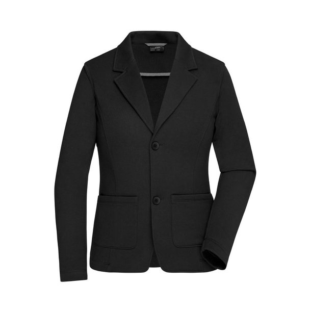 Ladies\' Business Blazer-Klassischer Sweatblazer in angenehmer French-Terry Qualität