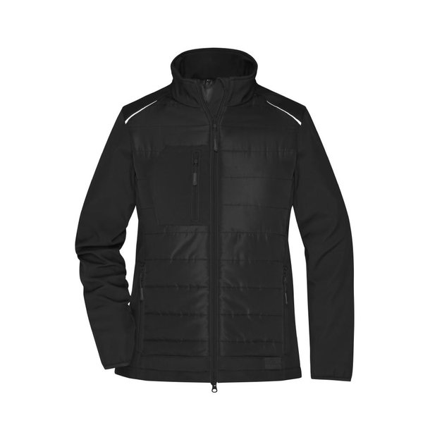 Ladies\' Hybrid Jacket-Softshelljacke im attraktiven Materialmix