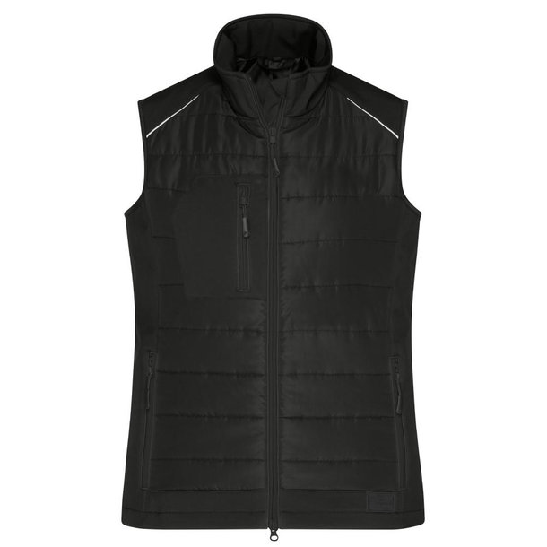 Ladies\' Hybrid Vest-Softshellweste im attraktiven Materialmix