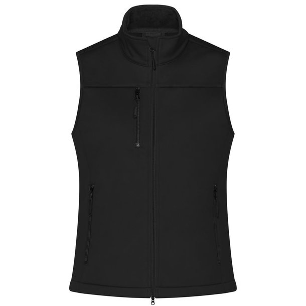 Ladies\' Softshell Vest-Klassische Softshellweste im sportlichen Design aus recyceltem Polyester