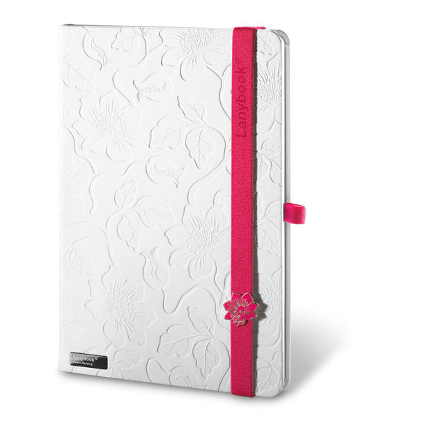 LANYBOOK INNOCENT PASSION WHITE. Notizblock