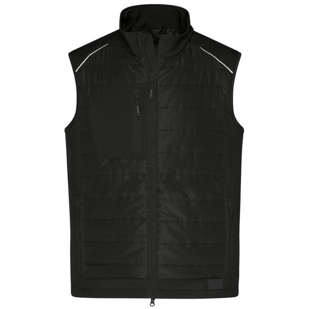 Men\'s Hybrid Vest-Softshellweste im attraktiven Materialmix