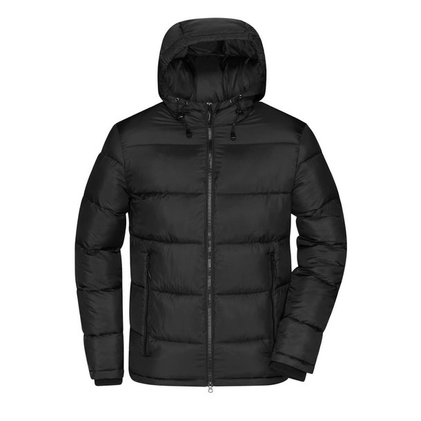 Men\'s Padded Jacket-Gesteppte Winterjacke aus recyceltem Polyester mit sorona®AURA Wattierung