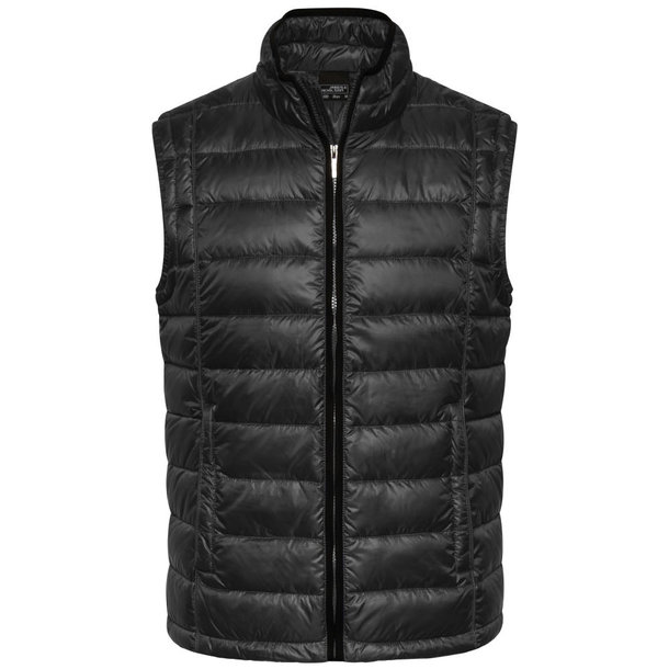 Men\'s Quilted Down Vest-Sportliche Daunenweste mit Stehkragen