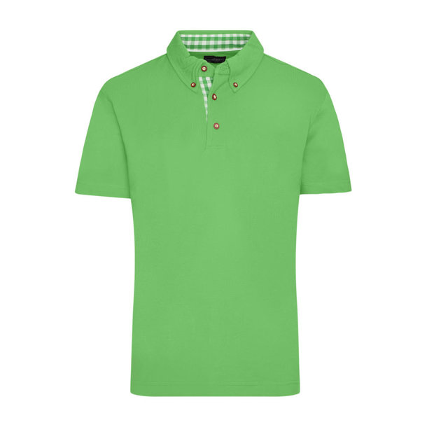 Men\'s Traditional Polo-Klassisches Polo im Trachtenlook