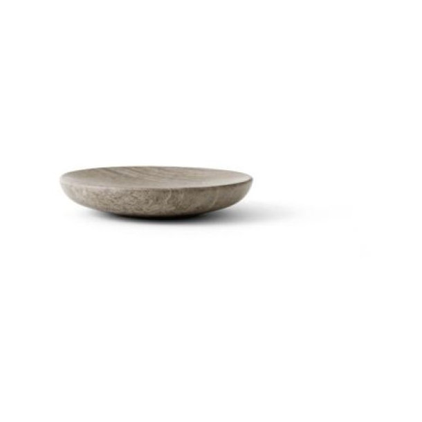 Menu Hover Bowl S Honed Brown Marble Schale