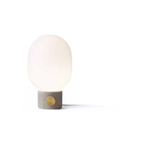 Menu JWDA Concrete Lamp Light Grey Brass Tischleuchte