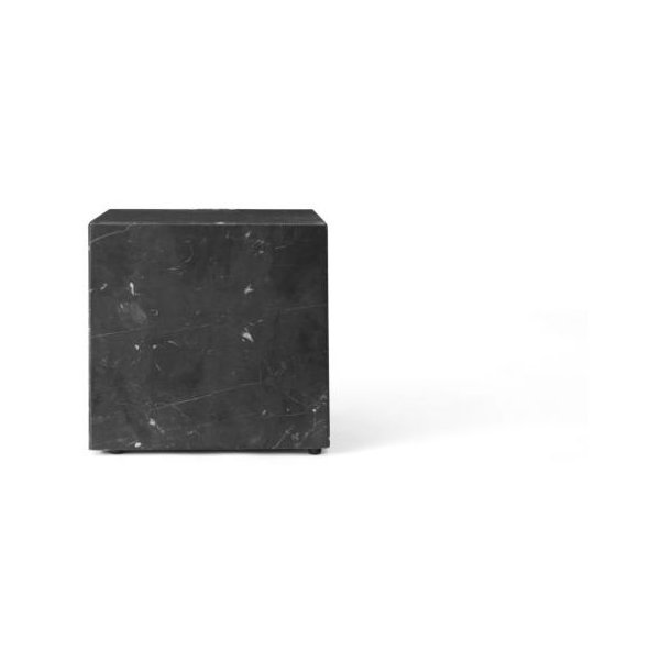 Menu Plinth Cubic Black Marble Sockel