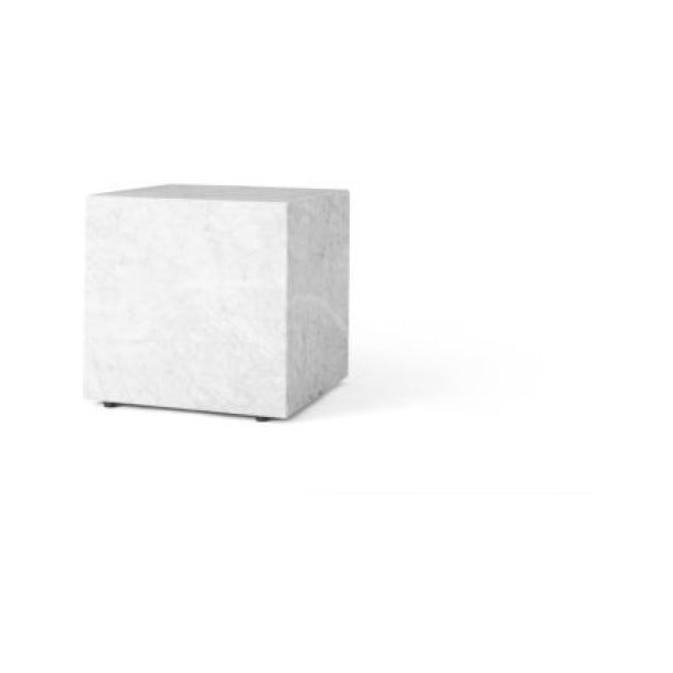 Menu Plinth Cubic White Mable Sockel