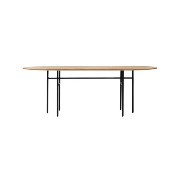 Menu Snaregarde Table Tisch Oval Black/Oak