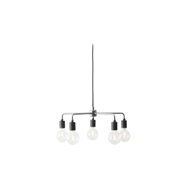 Menu TRIBECA Leonard Chandelier Brushed Steel Kronleuchter