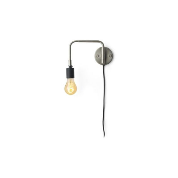 Menu TRIBECA Staple Wall Lamp Brushed Steel Wandleuchte