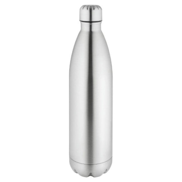 Metmaxx® Trinkflasche "GenerationRefill ProAntibak XXL"  silber