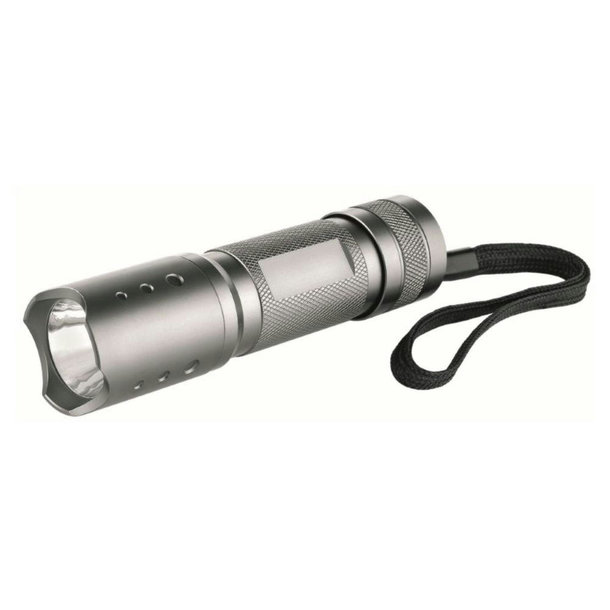 Metmaxx® LED MegaBeam Taschenlampe "MultiPower3Watt" titan