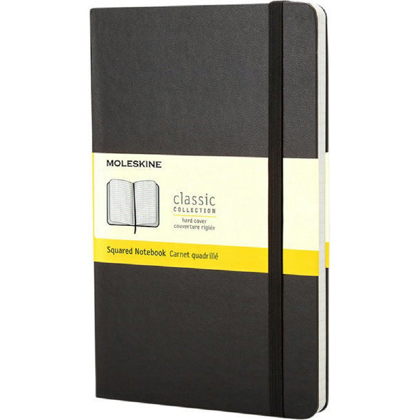 Moleskine Classic Hardcover Notizbuch Taschenformat – kariert