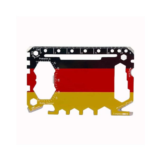 Multitool Karte mit Deutschland-Flagge