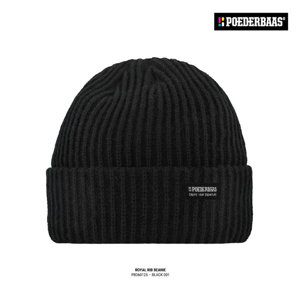 Poederbaas Royal Rib Beanie