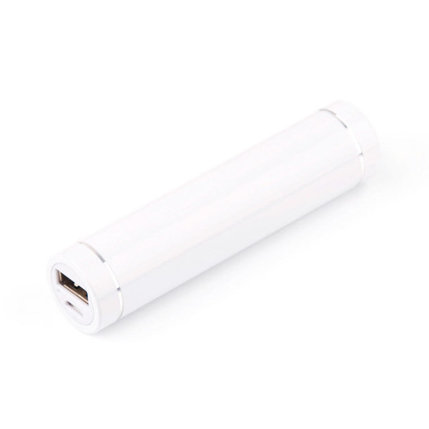 Powerbank Tube (weiß lackiert)