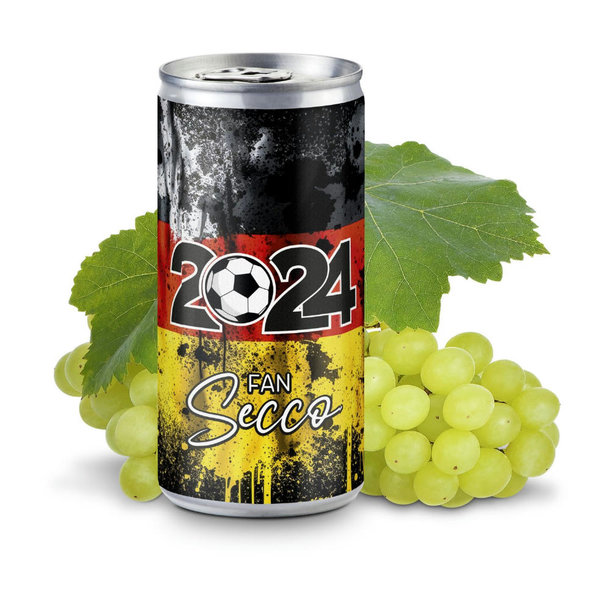 Promo Secco zur Fußball Europameisterschaft 2024 - Folien-Etikett, 200 ml