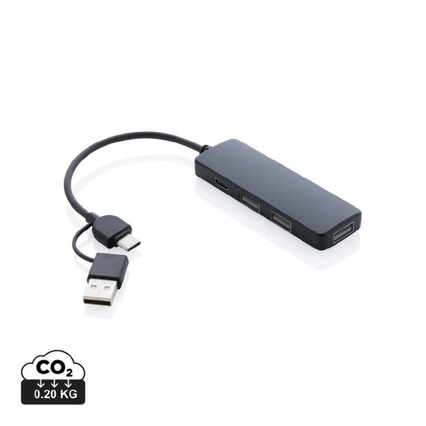 RCS recycelter USB-Hub mit Dual-Input