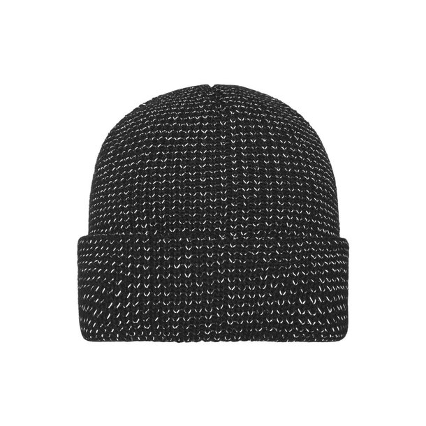 Reflective Winter Beanie-Wärmende Strickmütze mit reflektierenden Akzenten (ohne Schutzfunktion/keine PSA)