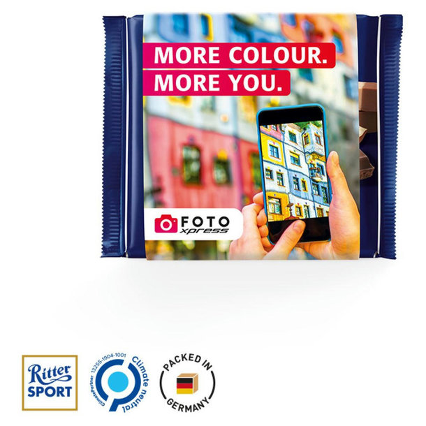 Ritter SPORT 100g im Werbeschuber, Nugat