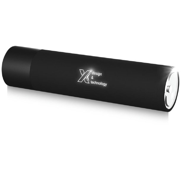 SCX.design F10 2500 mAh Taschenlampe mit mit Leuchtlogo