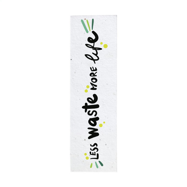 Seed Paper Bookmark Lesezeichen