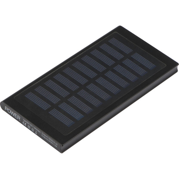 Solar Powerbank aus Metall 8.000mAh