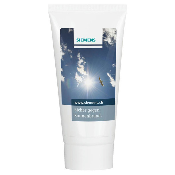 Sonnenschutzcreme "Sensitiv" LSF 50 in 50 ml Tube - 4c Etikett