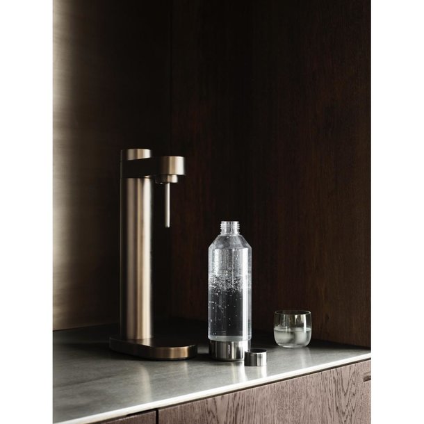 Stelton Brus Wassersprudler dark brown metallic 