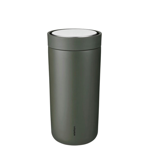 Stelton To Go Click Isolierbecher 400ml soft dark forest