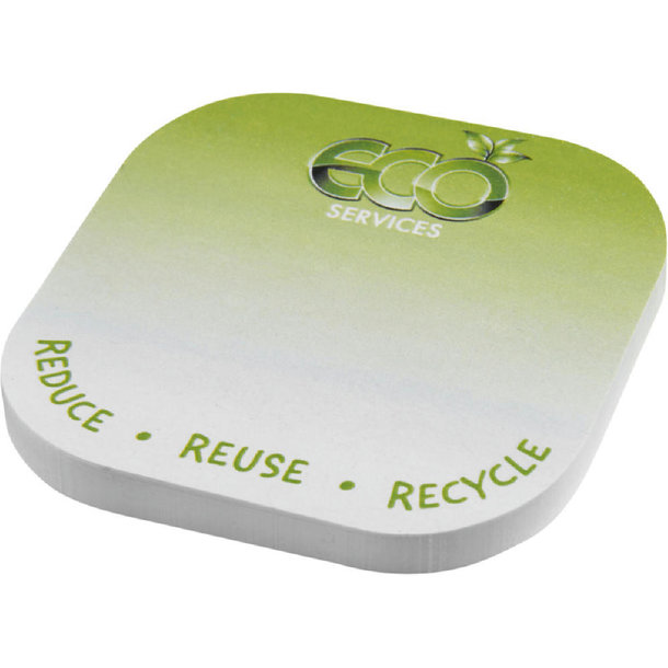 Sticky-Mate® recycelte Haftnotizen mit runden Ecken