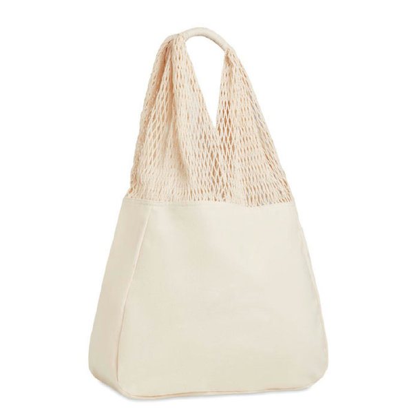 Strandtasche Baumwolle/Mesh