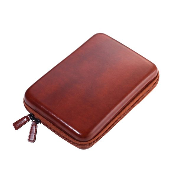 TROIKA Organizer-Etui BROWN TRAVEL CASE