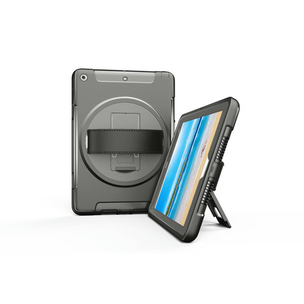 Tablet Hülle iPad™ 10.9(10 Generation 2022) Protect.it Tough Case mit Handschlaufe schwarz