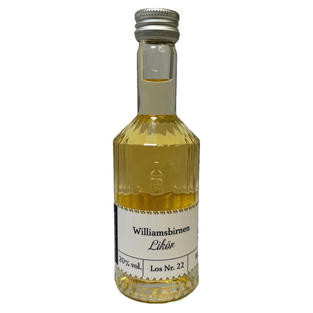 Tastingflasche 50ml Williams Birnen Likör