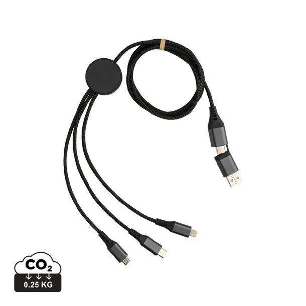 Terra 120cm 6-in-1-Kabel aus RCS recyceltem Aluminium