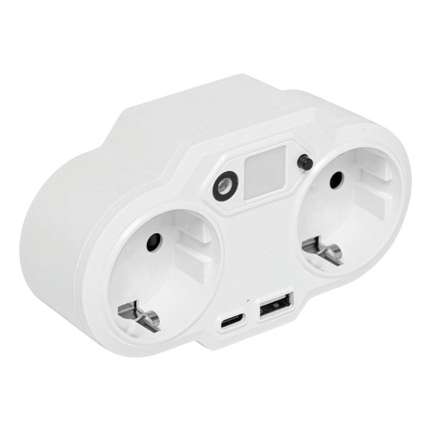 USB-Adapter-Stecker-Netzteil mit Nachtlicht ENDLESS POWER NIGHT