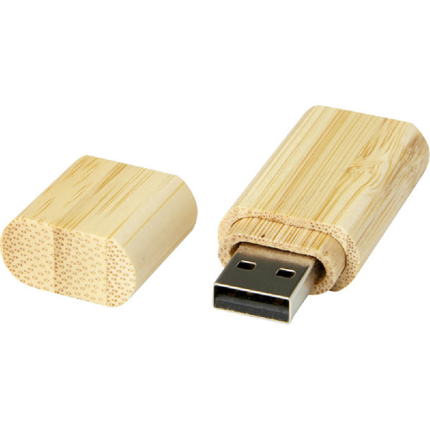 USB-Stick 3.0 aus Bambus mit Schlüsselring