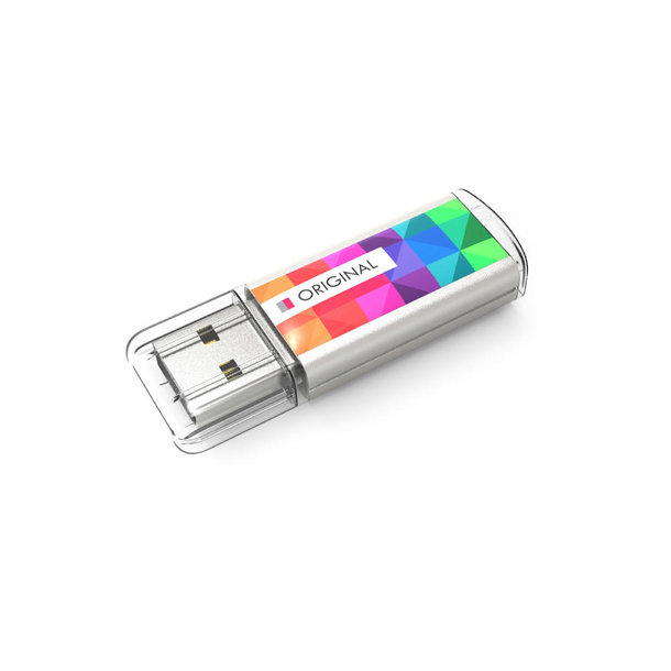 USB Stick Original Delta Silver, 2 GB Premium