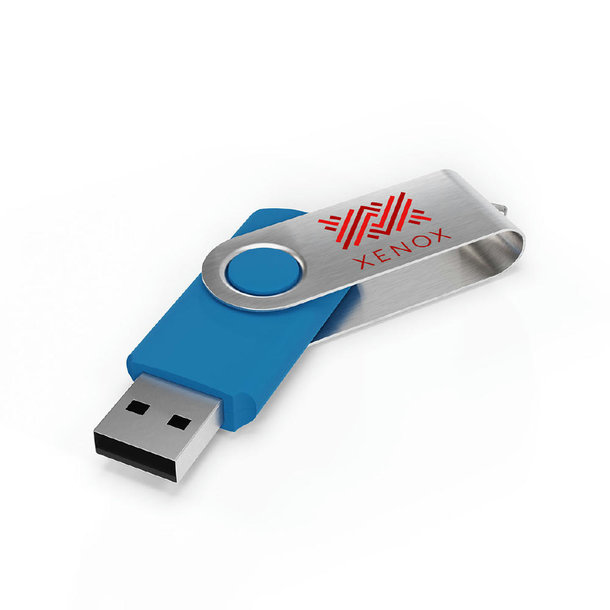 USB Stick Twister Light Blue, 2 GB Basic