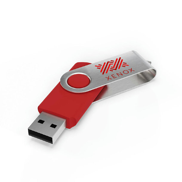 USB Stick Twister Red, 2 GB Basic