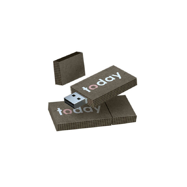 USB-Stick aus Wellpappe Cardboard Priority