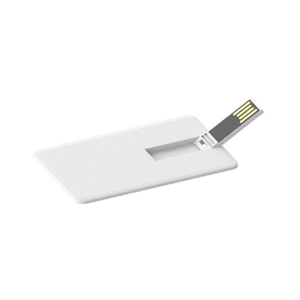 Ultraflacher USB-Stick aus Kunststoff Badge Priority