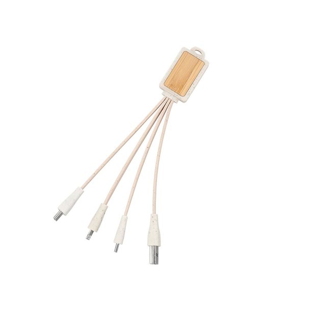 Umweltfreundliches Ladekabel 3in1