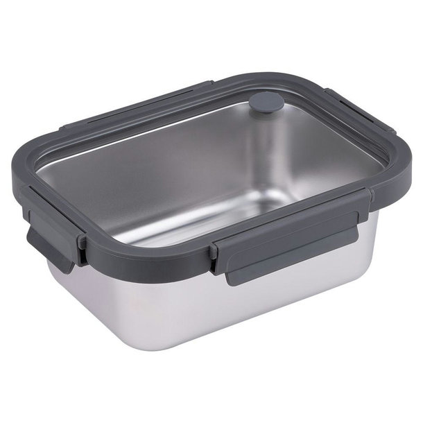 WAVE Mikrowellenfähiger Edelstahlcontainer dicht 1250 ml