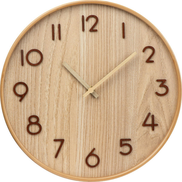 Wanduhr aus Holz