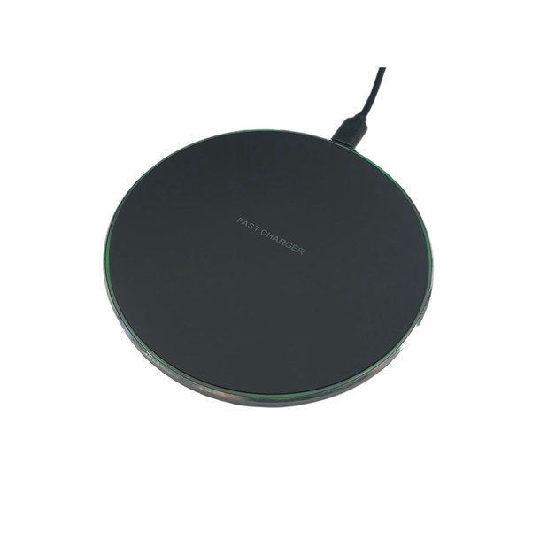 Wireless Charger LED-Ring 10W Schwarz