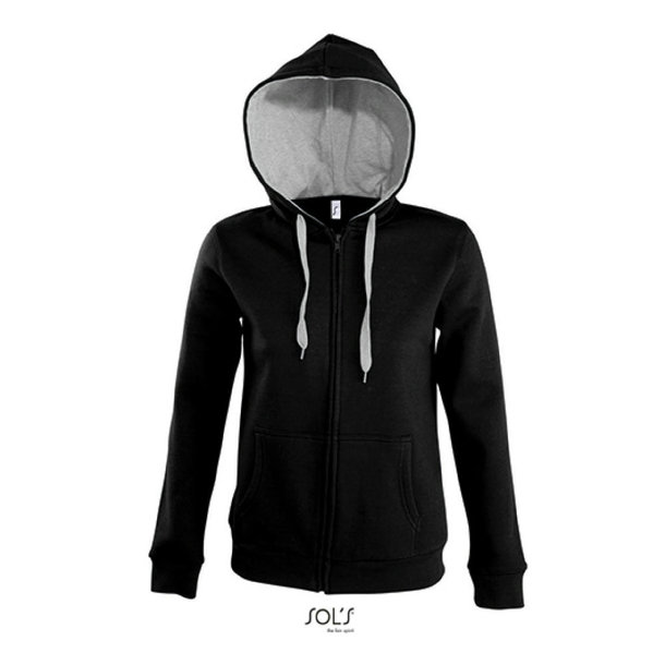 Women´s Contrast Hooded Zip Jacket Soul